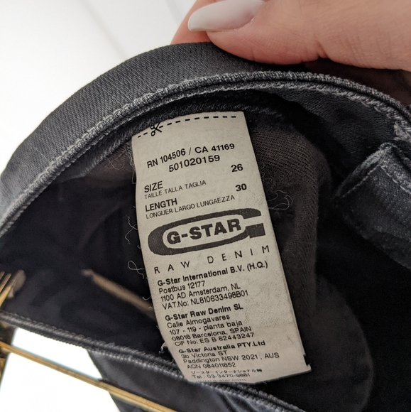 G-star Raw black coated denim jeans - Picture 5 of 5